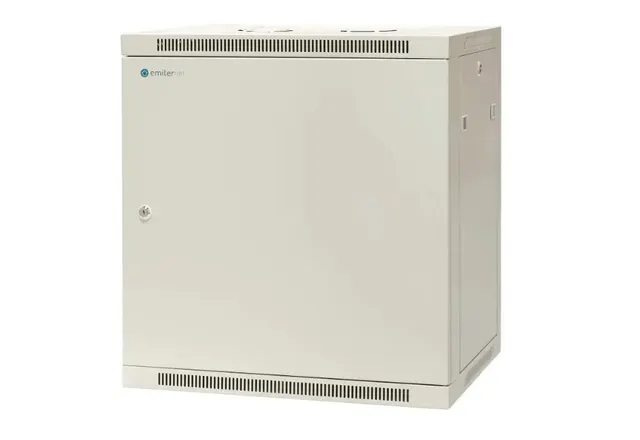 EmiterNet Szafa wisząca niedzielona 19'' 12U drzwi całe z blachy 600×450×635mm szer./gł./wys.