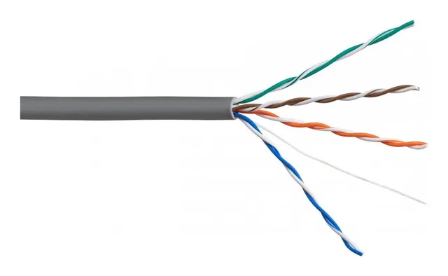 BCS BCS-U/UTP-CAT5E-LSOH kabel sieciowy Szary 305 m U/UTP (UTP) Okrągły