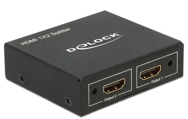 DeLOCK 87701 rozgałęziacz telewizyjny HDMI 2x HDMI