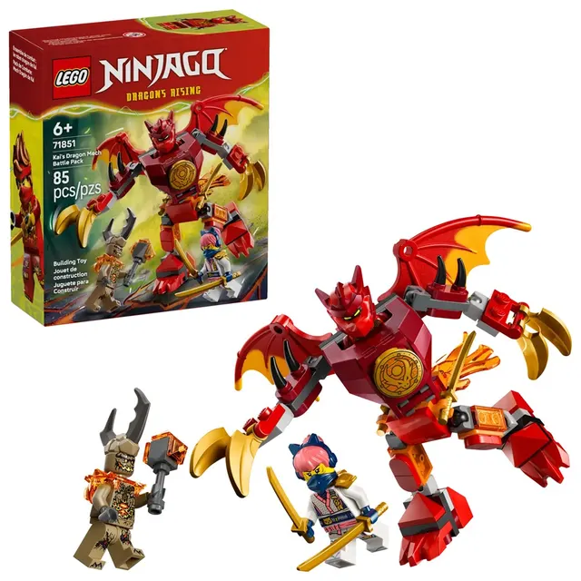 LEGO Ninjago 71851 - Smok-mech Kaia - zestaw bitewny