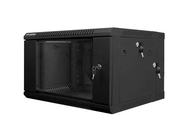 Stojak 6U szafa wisząca czarny Lanberg WF02-6606-10B