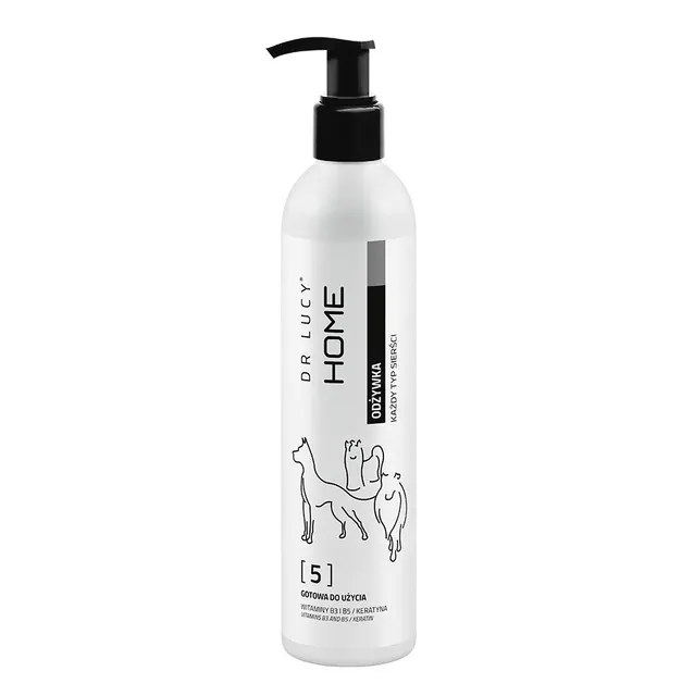 Odżywka z witaminami dla psów o każdym rodzaju sierści/włosa Dr Lucy Home 5 - 250 ml