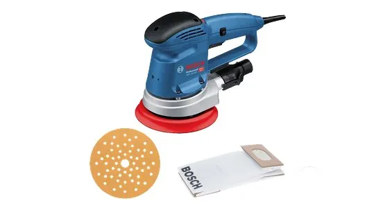Bosch GEX 34-150 Professional Losowa szlifierka oscylacyjna 12000 RPM 24000 OPM Czarny Niebieski Szary Czerwony
