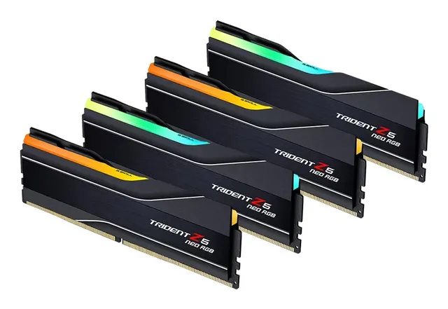 G.SKILL TRIDENT NEO AMD RGB DDR5 4X64GB 6000MHZ CL32 BLACK F5-6000J3244G64GX4-TZ5NR