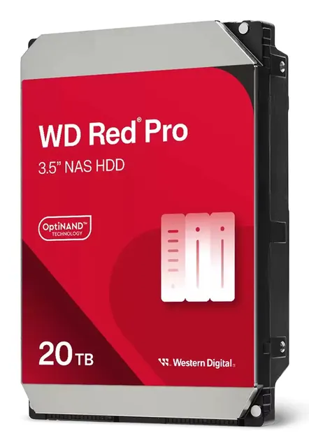 Dysk HDD WD Red Pro WD202KFGX (20 TB ; 3.5 ; 512 MB; 7200 obr/min)