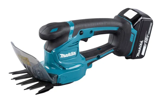 Makita DUM111SYX przecinarka do pędzli/trymer 27 W Bateria Czarny Niebieski