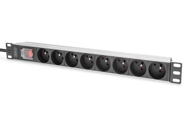 Digitus DN-95402-1-FR rozdzielacz zasilania PDU 8 x gniazdo sieciowe 1U