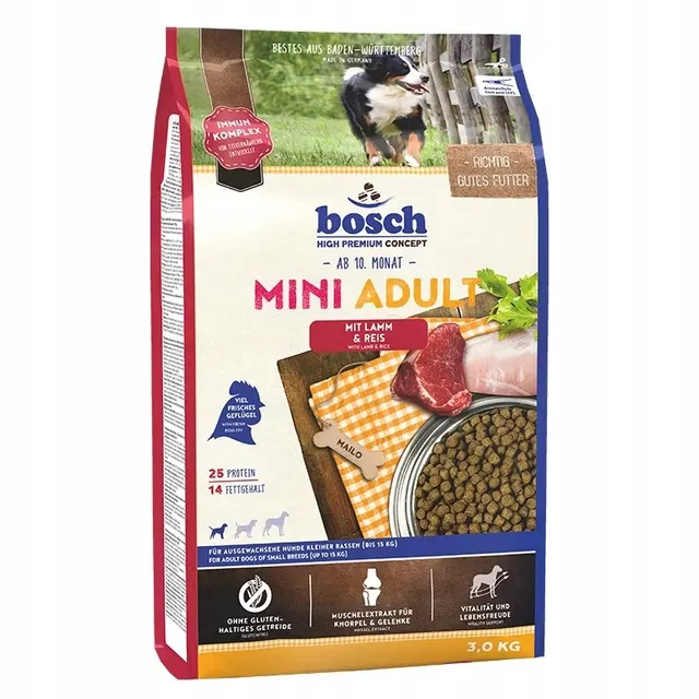BOSCH Mini Adult Lamb&Rice 3kg