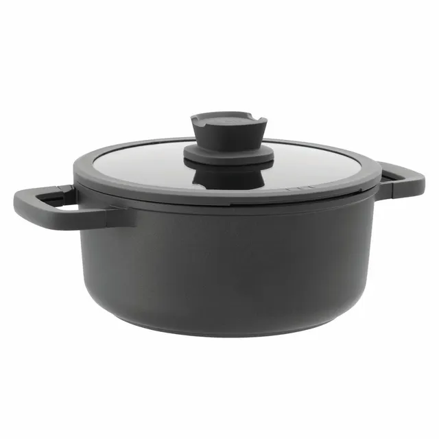 BergHOFF Leo Stone+ 4 4 l Czarny Aluminium