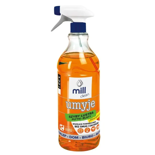 MILL CLEAN UMYJE Płyn do mycia szyb POMARAŃCZA 1 22