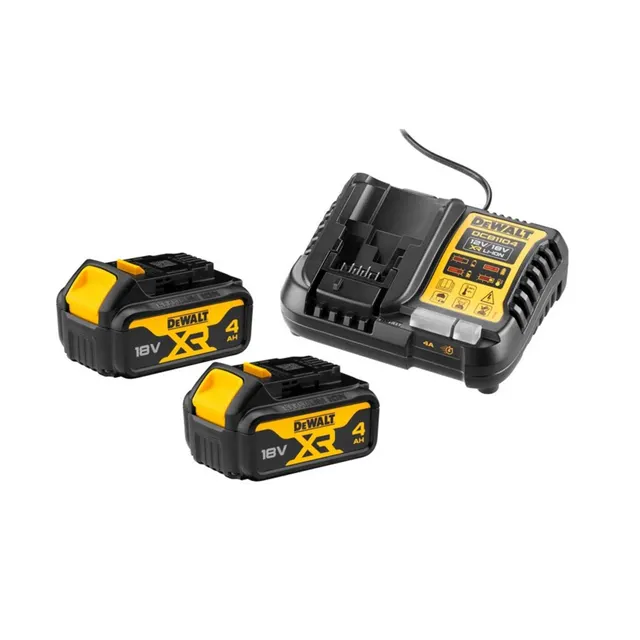 DEWALT.ŁADOWARKA DCB1104 +2x4 0Ah DCB1104M2