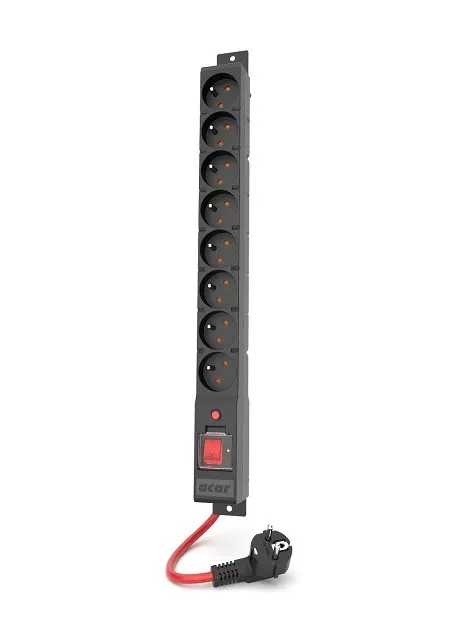 Listwa zasilająca ACAR S8 W2452 8xAC 230V 5m czarna
