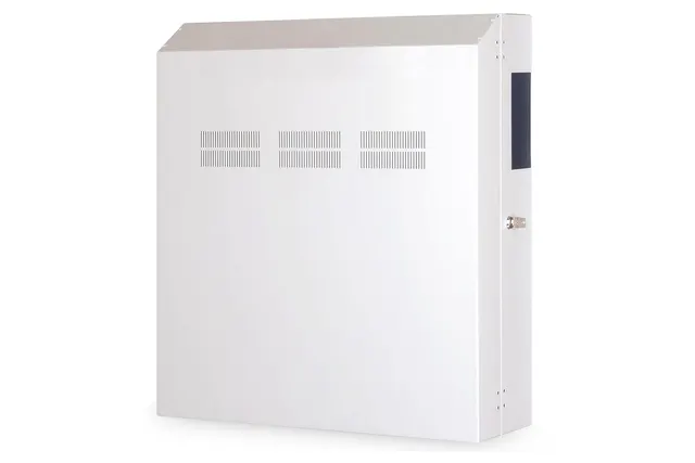 Szafka ścienna 19 NWS 4HE Digitus Slim 800x640x220 mm montaż pionowy wewnętrzny kolor szary (RAL 7035)
