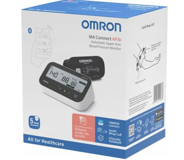 Ciśnieniomierz naramienny OMRON M4 Connect Afib