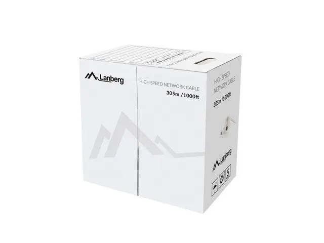 Lanberg LCU5-12CU-0305-B kabel sieciowy Niebieski 305 m Cat5e U/UTP (UTP)