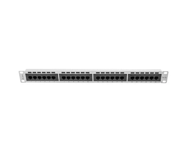 Patch panel Lanberg PPU5-1024-S (1U; kat. 5e; 24xRJ-45)