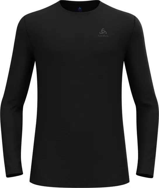 Koszulka męska ODLO Merino 160 BL Top Crew Neck l/s roz. M Czarna