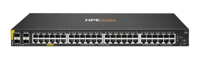 HPE Aruba Networking CX 6000 Zarządzany L2/L3 Gigabit Ethernet (10/100/1000) Obsługa PoE 1U Czarny