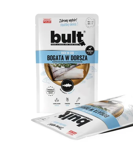BULT mielonka bogata w dorsza saszetka dla psa 100g