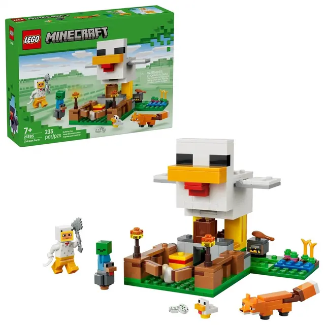 LEGO Minecraft 21585 - Farma kurczaków