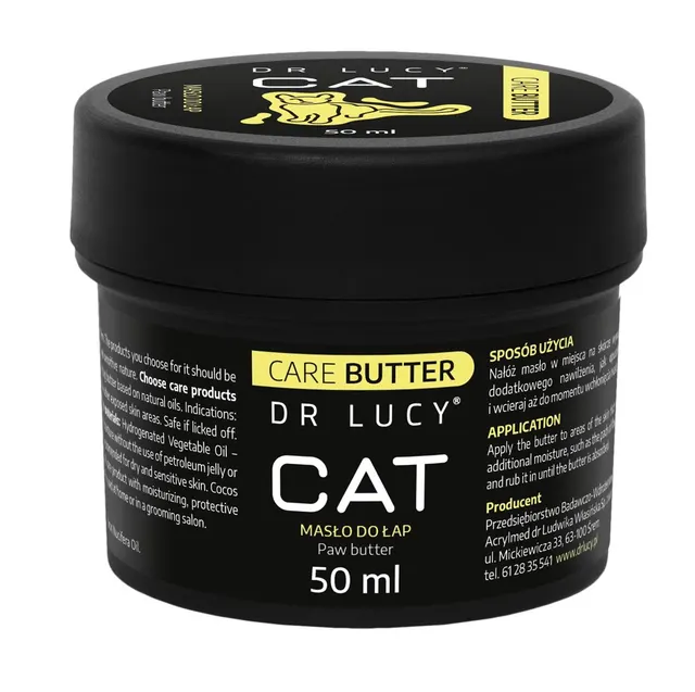 Masło do łap dla kotów Dr Lucy Cat Care Butter - 50 ml