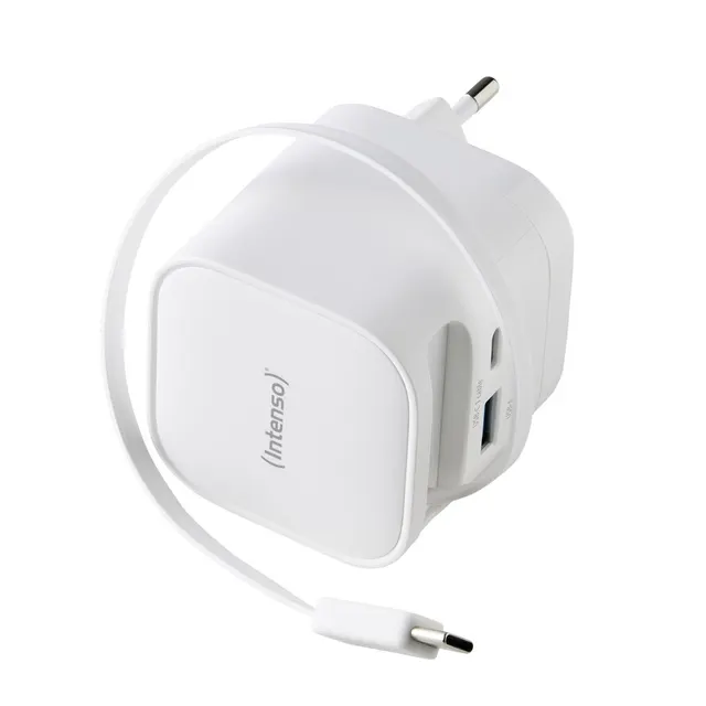 Intenso 7806520 adapter zasilający/ inwentor Wewnętrzna 65 W Czarny