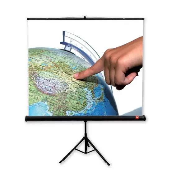Ekran projekcyjny na stojaku AVTEK Tripod Standard 150 (rozwijane ręcznie; 150 x 150 cm; 1:1; 83 )