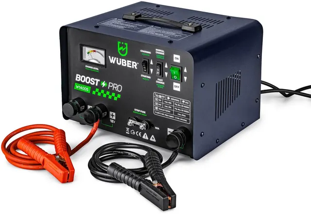 Prostownik akumulatorowy z rozruchem 40A 12V/24V W14005 WUBER