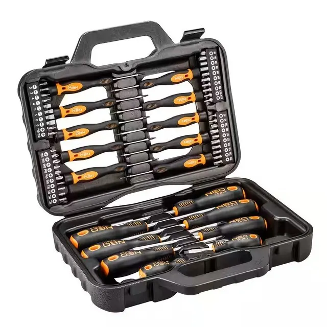Zestaw wkrętaków i koncówek wkrętakowych Neo Tools 58 sztuk