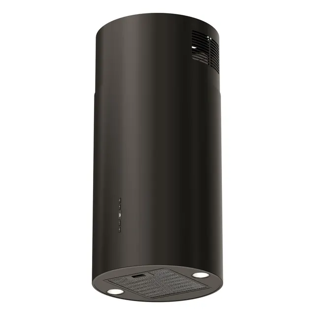 Okap wyspowy MAAN Elba 2 31 60 cm, LED, filtry aluminiowe, czarny