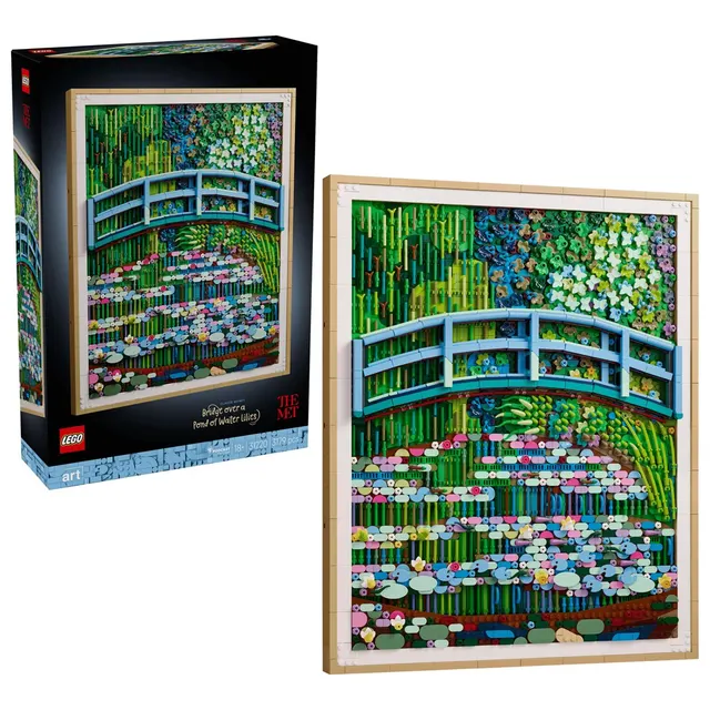 LEGO Art 31220 - Claude Monet: Most nad stawem z liliami wodnymi