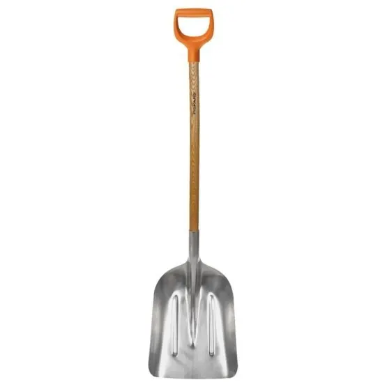 Fiskars 1001637 szufla/łopata Łopata do zboża Aluminium Polipropylen (PP) Aluminium Drewno
