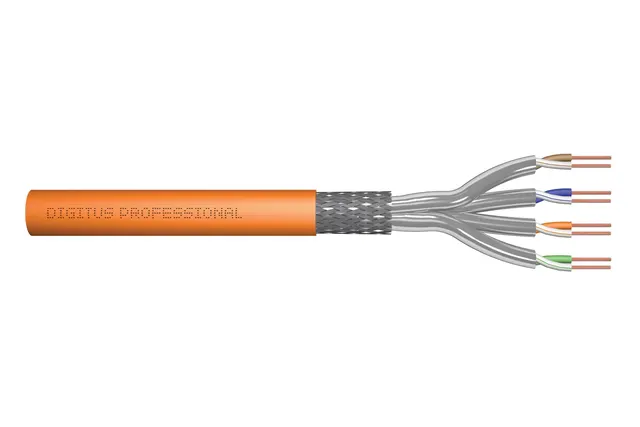 DIGITUS KABEL TELEINFORMATYCZNY KAT.7 POMARAŃCZOWY 100M