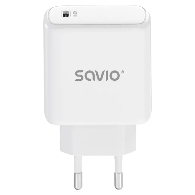 SAVIO ŁADOWARKA SIECIOWA LA-14 20W POWER DELIVERY 3.0 BIAŁA