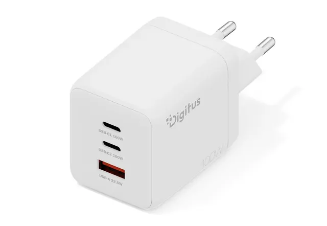 Digitus Ładowarka USB GaN 100W 2x USB-C 1x USB-A