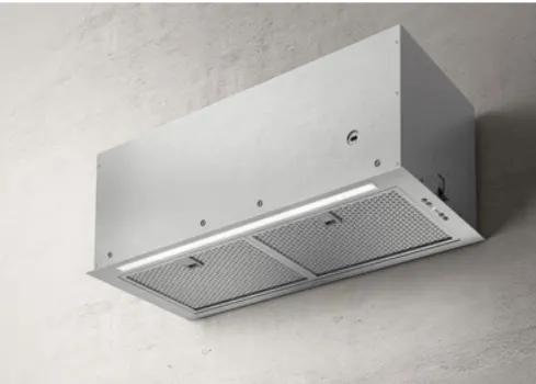 Okap kominowy ELICA FOLD S 52 cm, sterowanie dotykowe, LED, inox