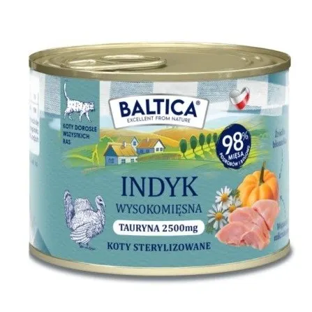 BALTICA SMAKI REGIONÓW Kot dorosły Indyk 185g 185g