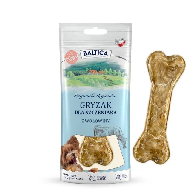 BALTICA PRZYSMAKI REGIONÓW Kości dla szczeniąt wołowa 1szt