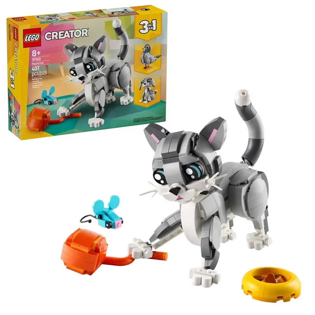 LEGO Creator 3w1 31163 - Psotny kot