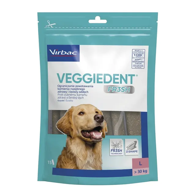 VIRBAC VEGGIEDENT FRESH gryzaki dla psa L