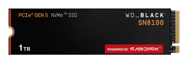 SSD WD Black SN8100 w/o HS 1TB WDS100T1X0M