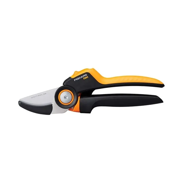 Fiskars X-Series P941 Nożyce ogrodowe Kowadło Czarny Pomarańczowy