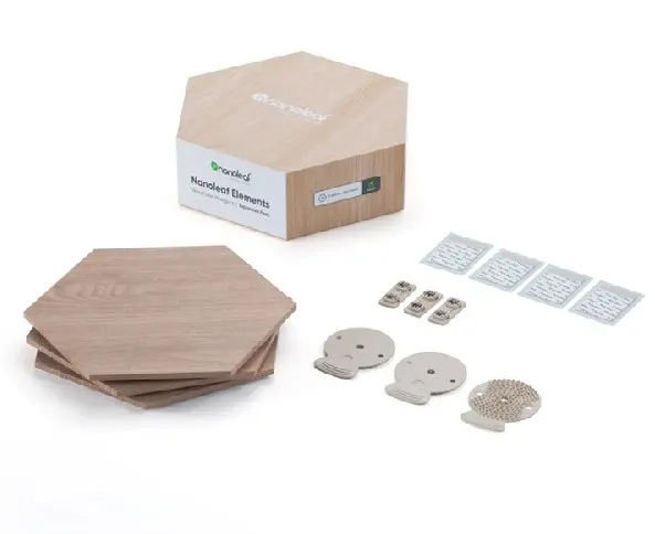 Nanoleaf Elements Wood Look Hexagons Expansion Pack (3 panele)
