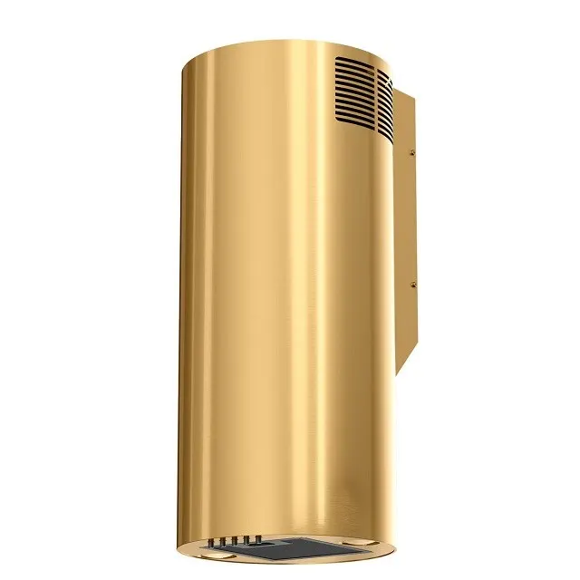Okap kominowy MAAN Elba WPB 731 60 cm, LED, filtry aluminiowe, złoty