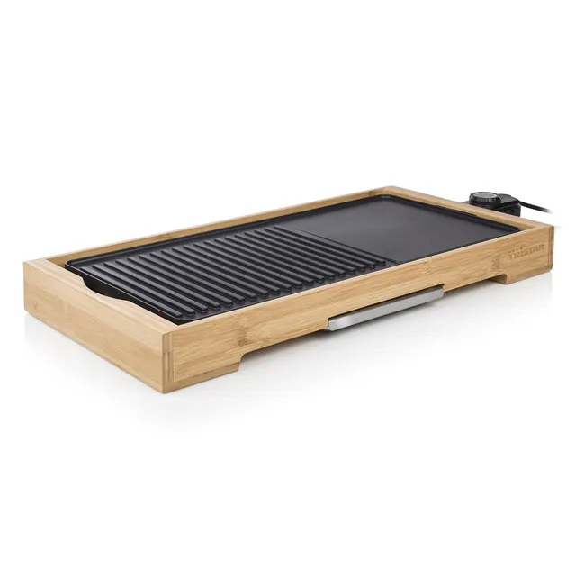 Tristar BP-2641 grill Gril Blad Prąd elektryczny Bambusowy Czarny 2200 W
