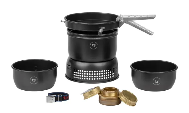 Zestaw turystyczny z kuchenką spirytusową Trangia Stove 37-5 UL/BL black