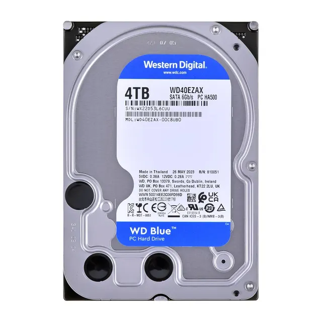 Dysk HDD WD Blue WD40EZAX (4 TB ; 3.5 ; 256 MB; 5400 obr/min)