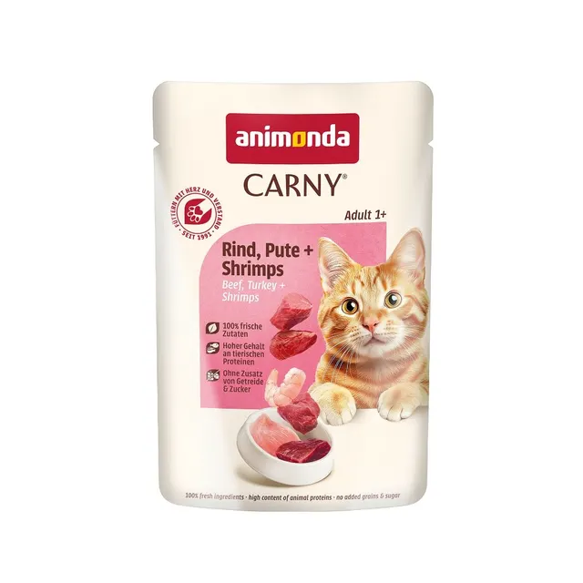 Animonda Carny Adult Pouch Beef Turkey Shrimps 85g