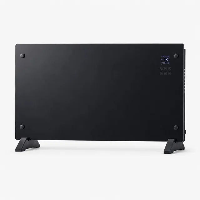 Extralink SMART GLASS PANEL HEATER BLACK 2000W WIFI LPL-23A-BL
