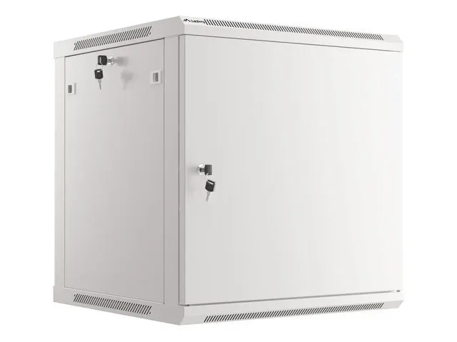 LANBERG SZAFA WISZĄCA RACK 19 12U 600X600 DRZWI METALOWE SZARA (FLAT PACK) WF01-6612-00S